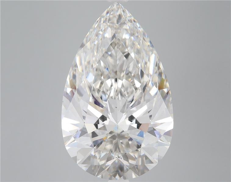 9.04ct G VS2 Rare Carat Ideal Cut Pear Lab Grown Diamond