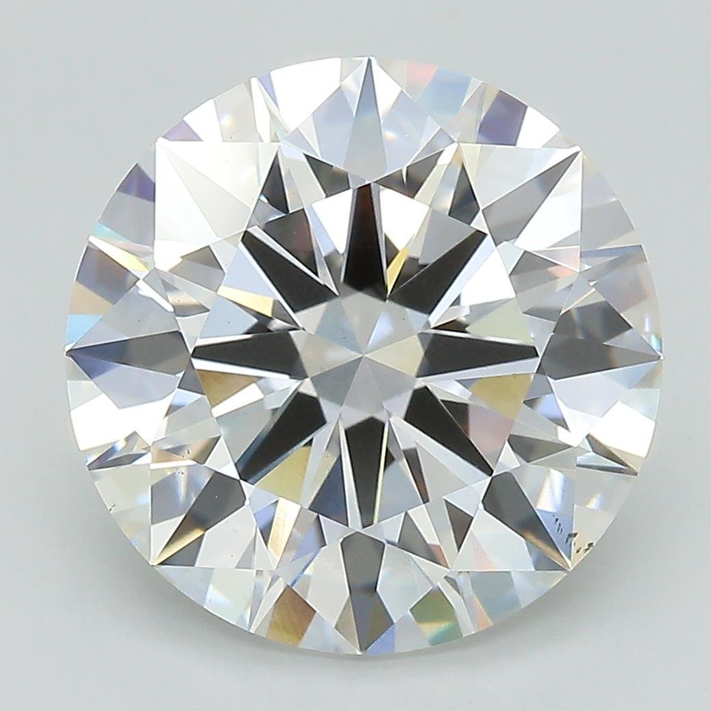 6.56ct G VS2 Rare Carat Ideal Cut Round Lab Grown Diamond