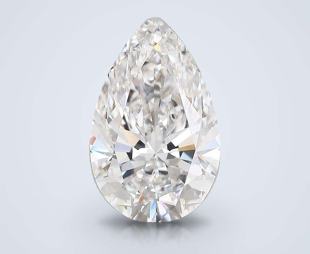 5.00 Carat Pear Lab Diamond