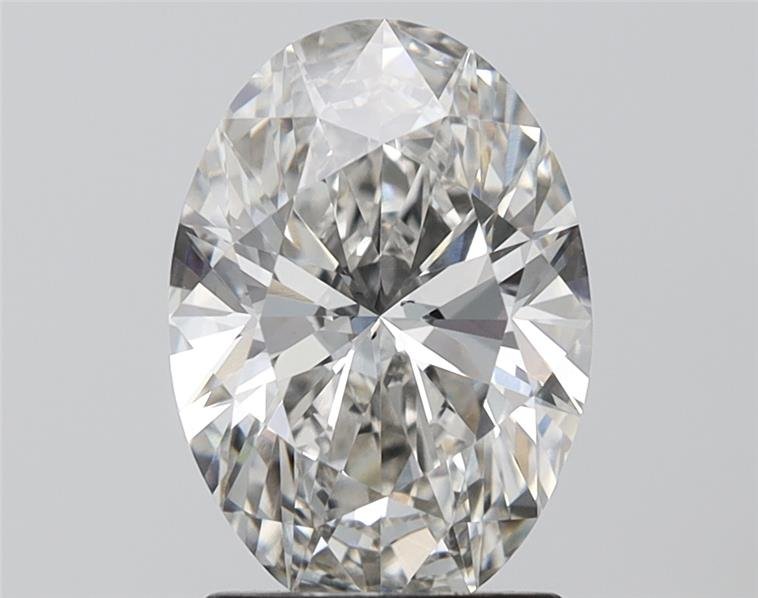 2.54ct H VS2 Rare Carat Ideal Cut Oval Lab Grown Diamond