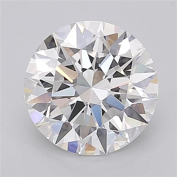 3.01ct E VS1 Rare Carat Ideal Cut Round Lab Grown Diamond