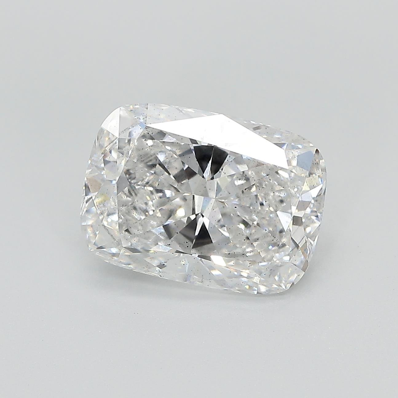 3.59ct F SI1 Rare Carat Ideal Cut Cushion Lab Grown Diamond