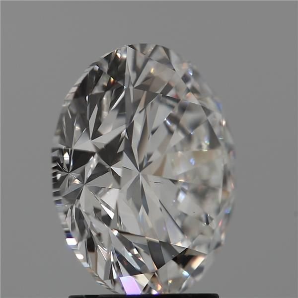 4.01ct G SI2 Rare Carat Ideal Cut Round Diamond