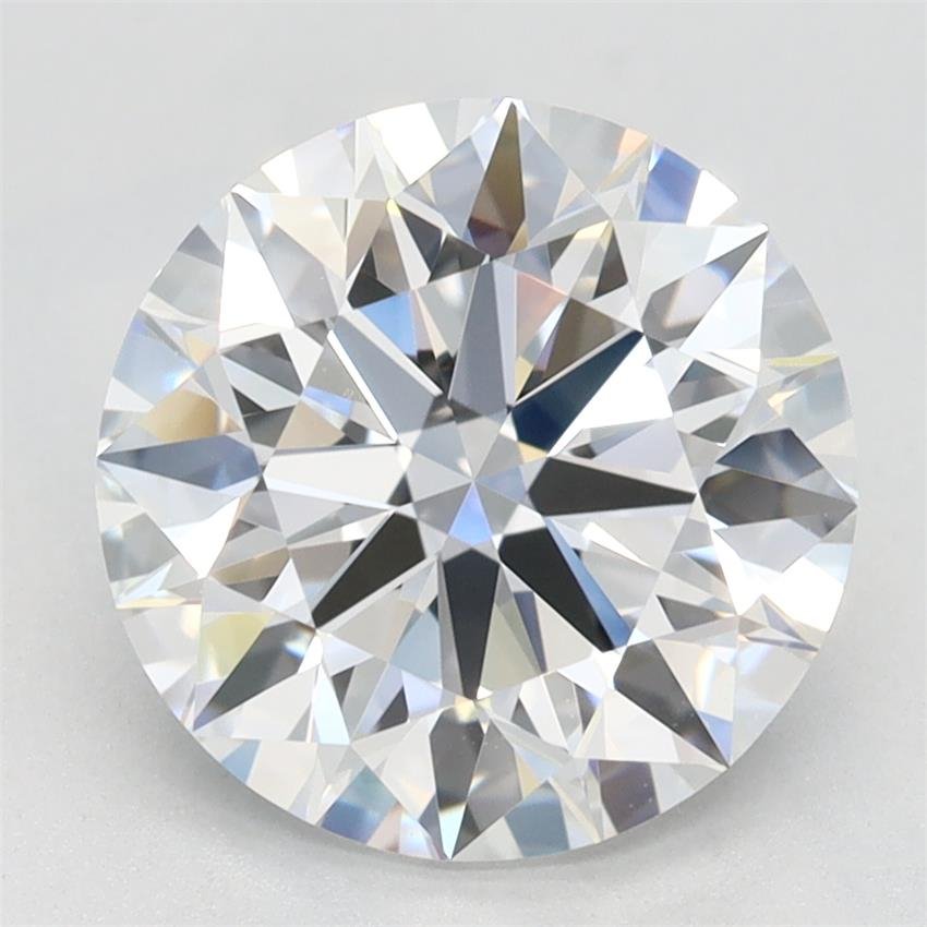 2.71ct D VVS1 Rare Carat Ideal Cut Round Lab Grown Diamond