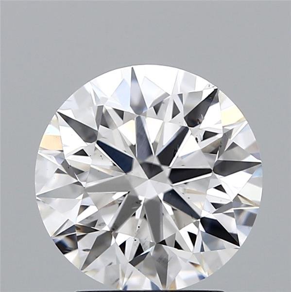 2.54ct F SI1 Rare Carat Ideal Cut Round Lab Grown Diamond