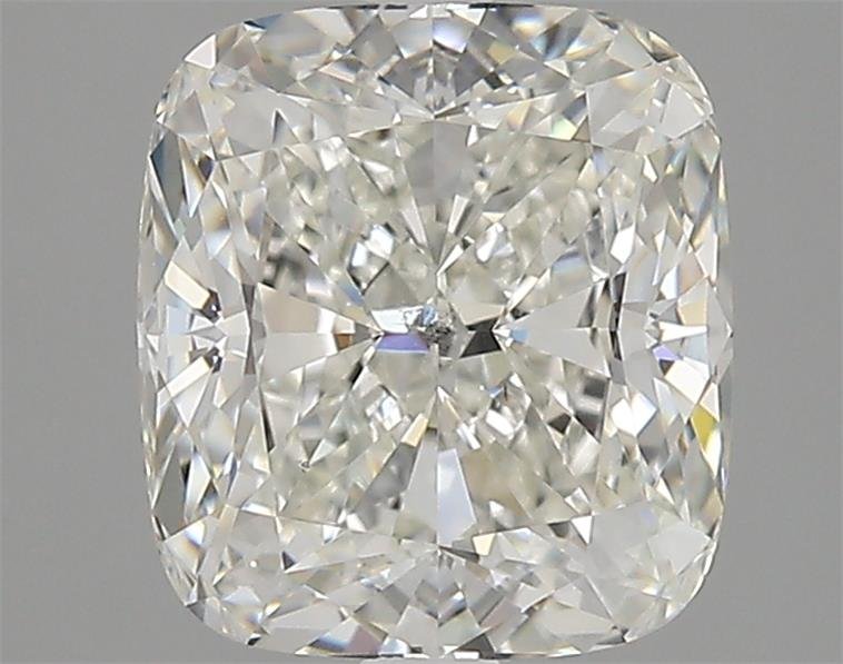 3.07ct J SI1 Rare Carat Ideal Cut Cushion Diamond