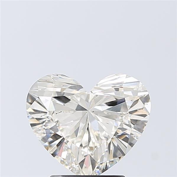 2.02ct H SI1 Rare Carat Ideal Cut Heart Lab Grown Diamond