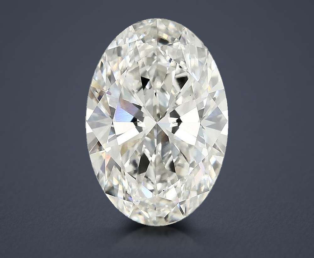 3.80 Carat Oval Lab Diamond