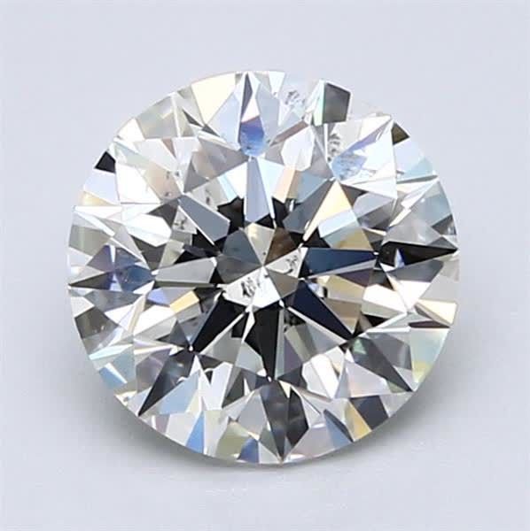 2.01ct H SI1 Rare Carat Ideal Cut Round Diamond