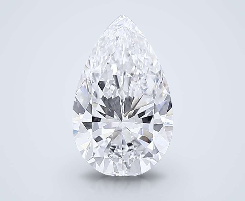 4.56 Carat Pear Lab Diamond