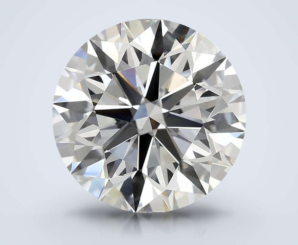 3.66 Carat Round Lab Diamond
