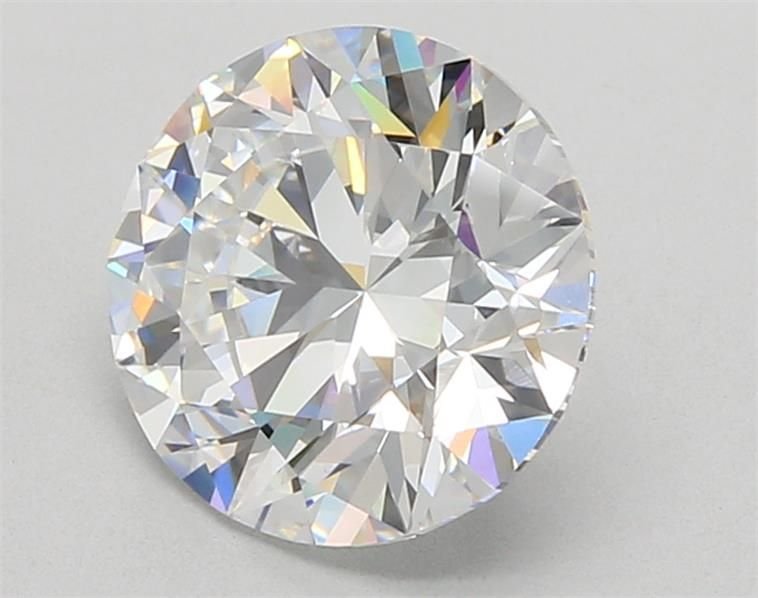 2.96ct E VVS2 Rare Carat Ideal Cut Round Lab Grown Diamond