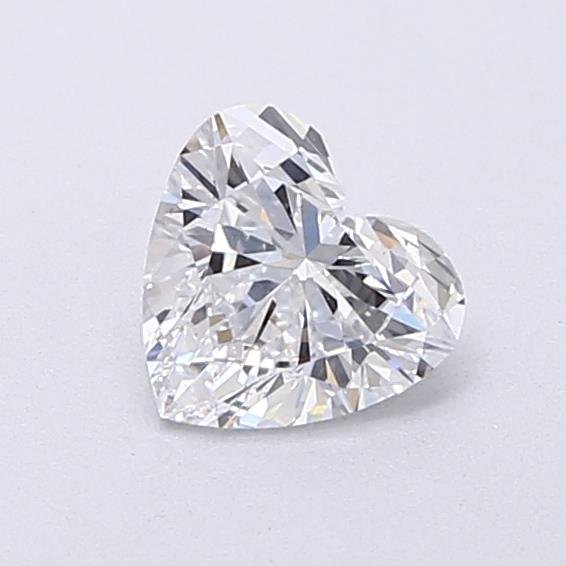 0.61ct D VS1 Rare Carat Ideal Cut Heart Lab Grown Diamond