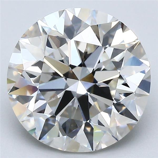 3.77ct I VVS2 Very Good Cut Round Diamond