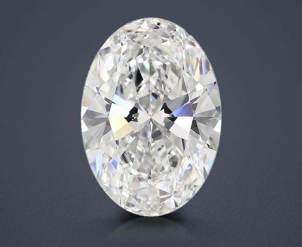 3.77 Carat Oval Lab Diamond