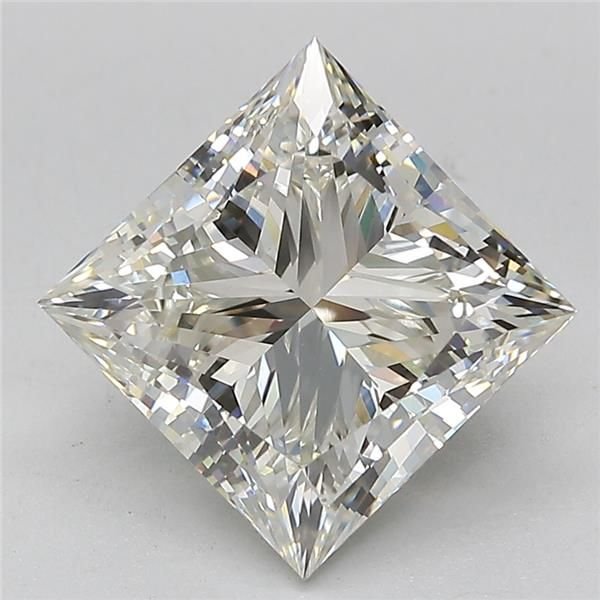 4.00ct I VS1 Rare Carat Ideal Cut Princess Lab Grown Diamond