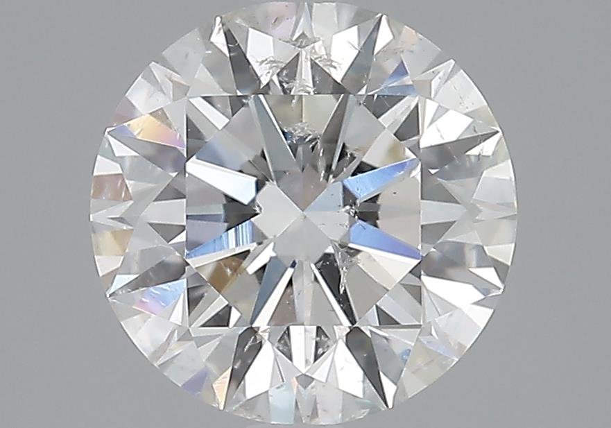 2.63ct I SI2 Rare Carat Ideal Cut Round Diamond