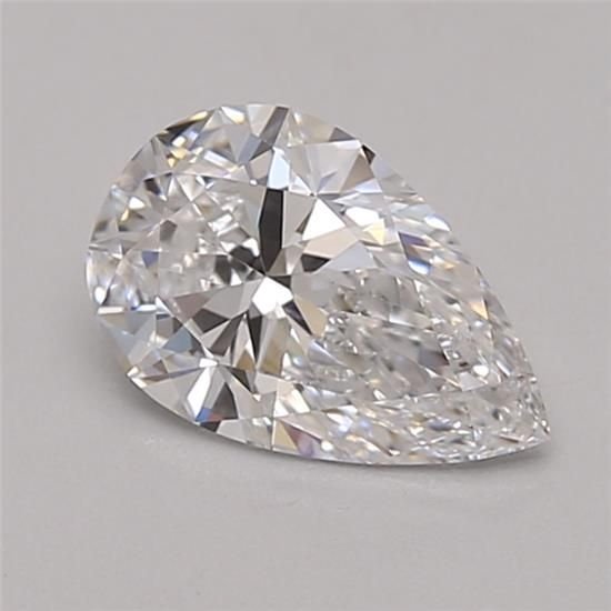 0.85ct D VVS2 Rare Carat Ideal Cut Pear Lab Grown Diamond