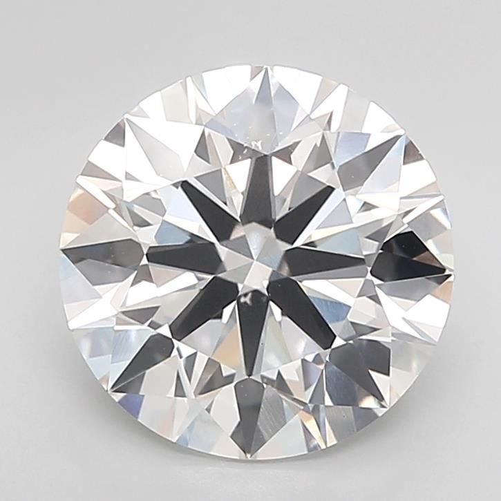 4.02ct E VS2 Rare Carat Ideal Cut Round Lab Grown Diamond