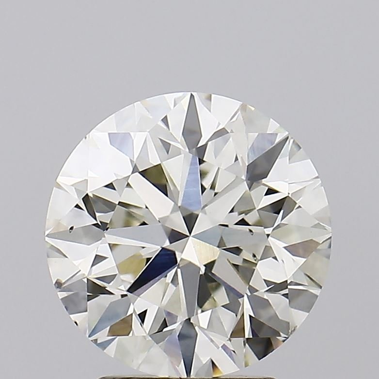 3.03ct J VS2 Excellent Cut Round Lab Grown Diamond