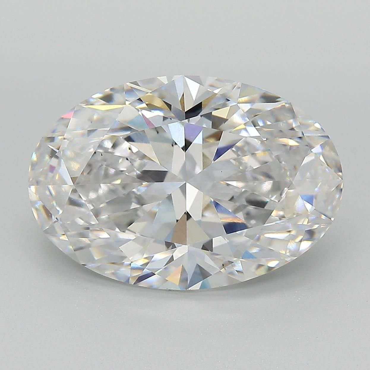 5.87ct E VS1 Rare Carat Ideal Cut Oval Lab Grown Diamond