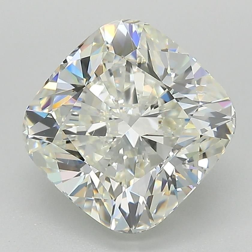 4.10ct H VVS2 Very Good Cut Cushion Lab Grown Diamond