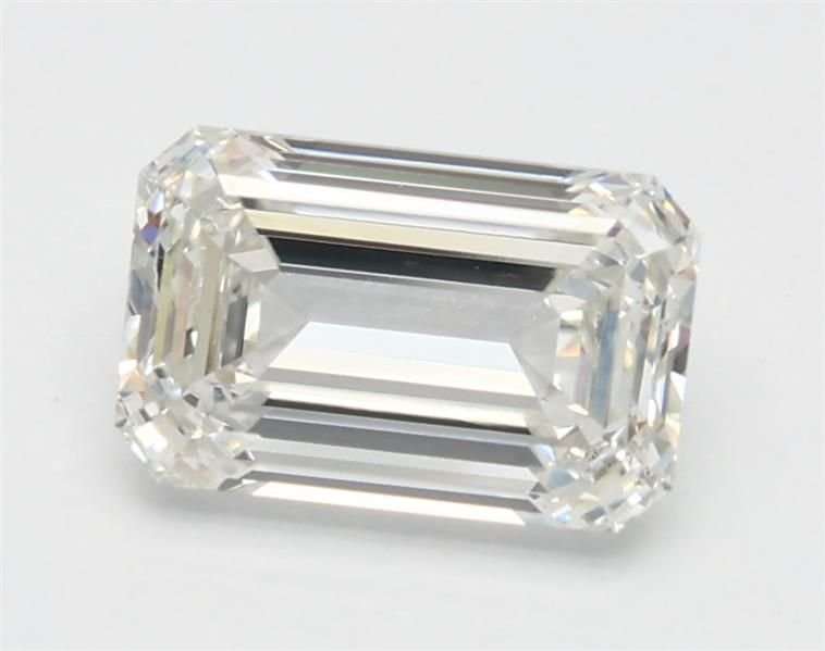 1.10ct H VVS2 Rare Carat Ideal Cut Emerald Lab Grown Diamond