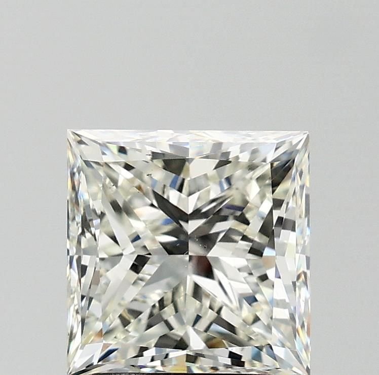 3.01ct J VS2 Rare Carat Ideal Cut Princess Diamond