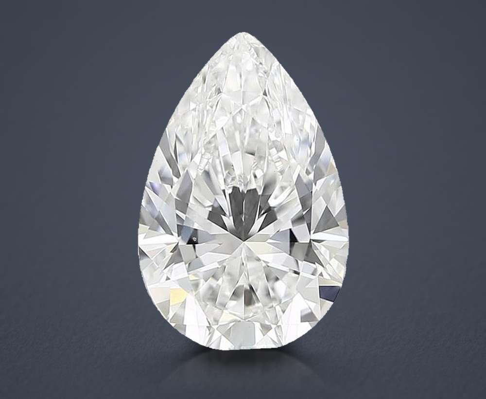 4.60 Carat Pear Lab Diamond