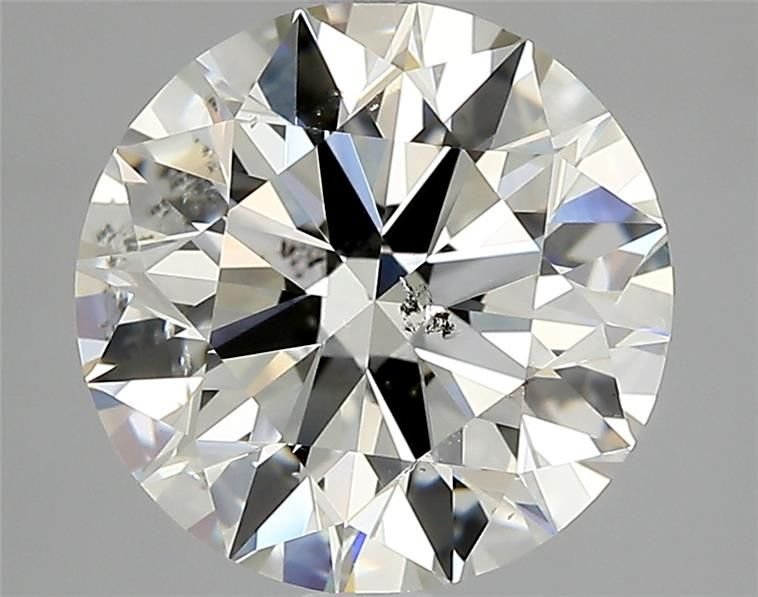 2.77ct K SI2 Rare Carat Ideal Cut Round Diamond