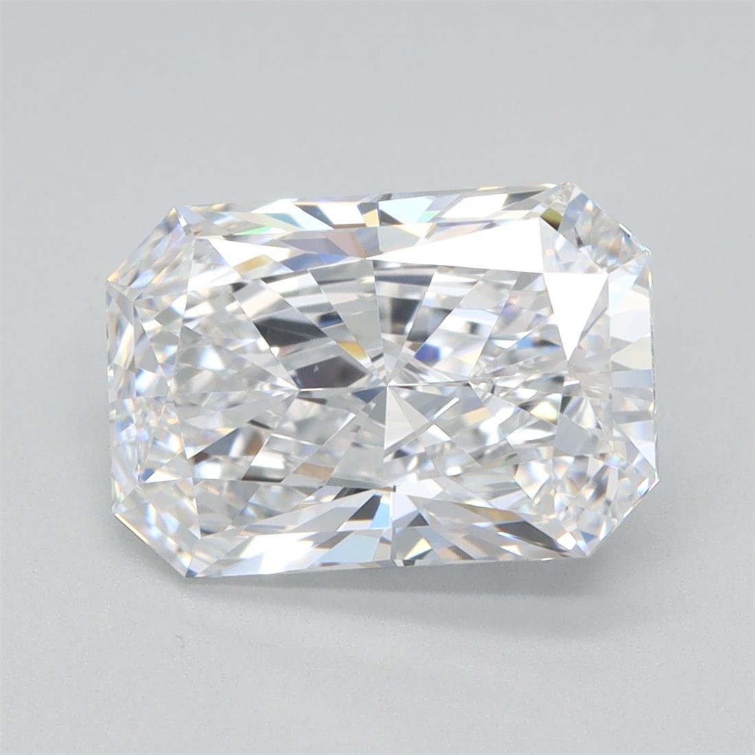 2.07ct D VVS2 Rare Carat Ideal Cut Radiant Lab Grown Diamond