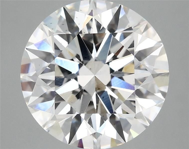5.09ct E SI1 Rare Carat Ideal Cut Round Lab Grown Diamond