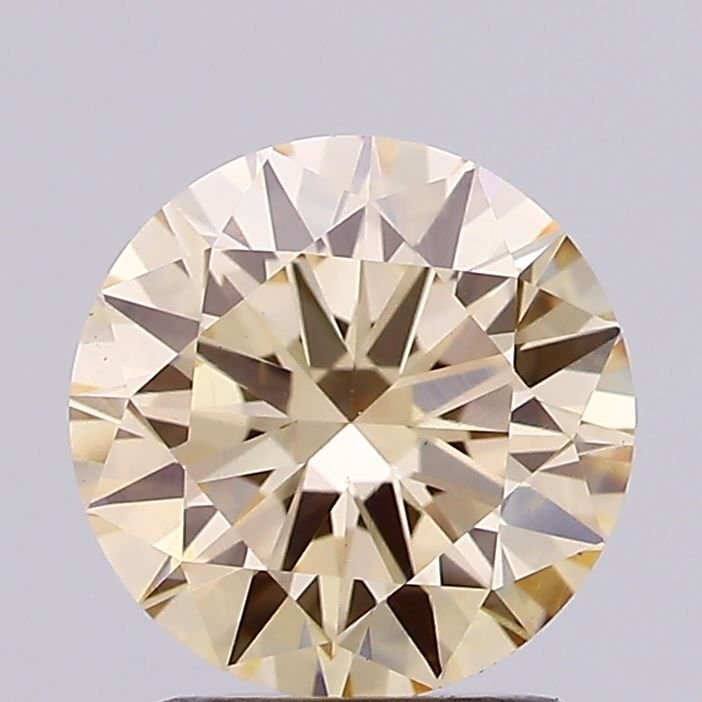 1.55 Ct. Fancy Light Yellow Round Lab Diamond