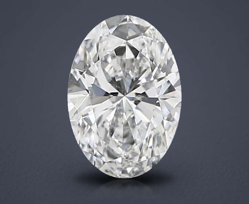 1.24 Carat Oval Lab Diamond