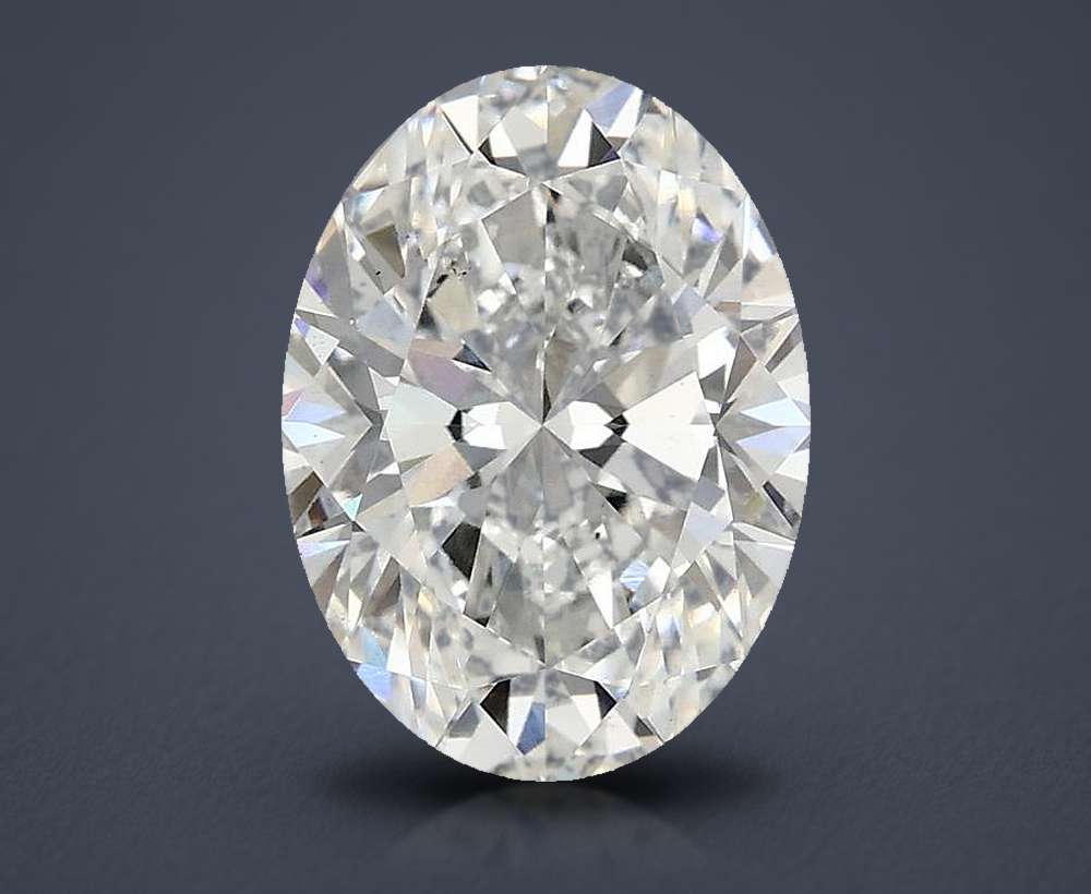 2.52 Carat Oval Lab Diamond