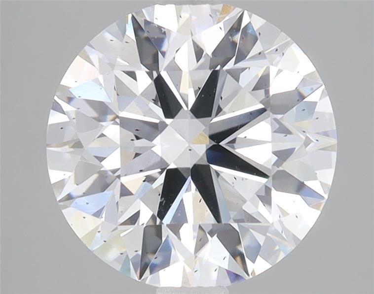 3.42ct E SI2 Rare Carat Ideal Cut Round Lab Grown Diamond