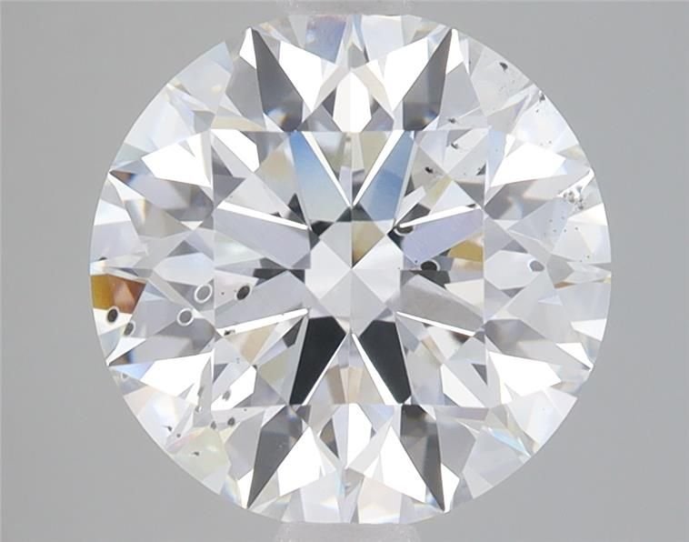 3.33ct E SI2 Rare Carat Ideal Cut Round Lab Grown Diamond