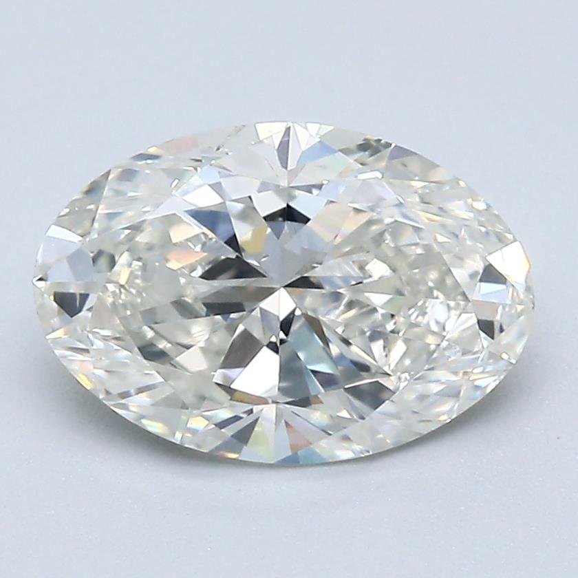 2.01ct J SI2 Rare Carat Ideal Cut Oval Diamond