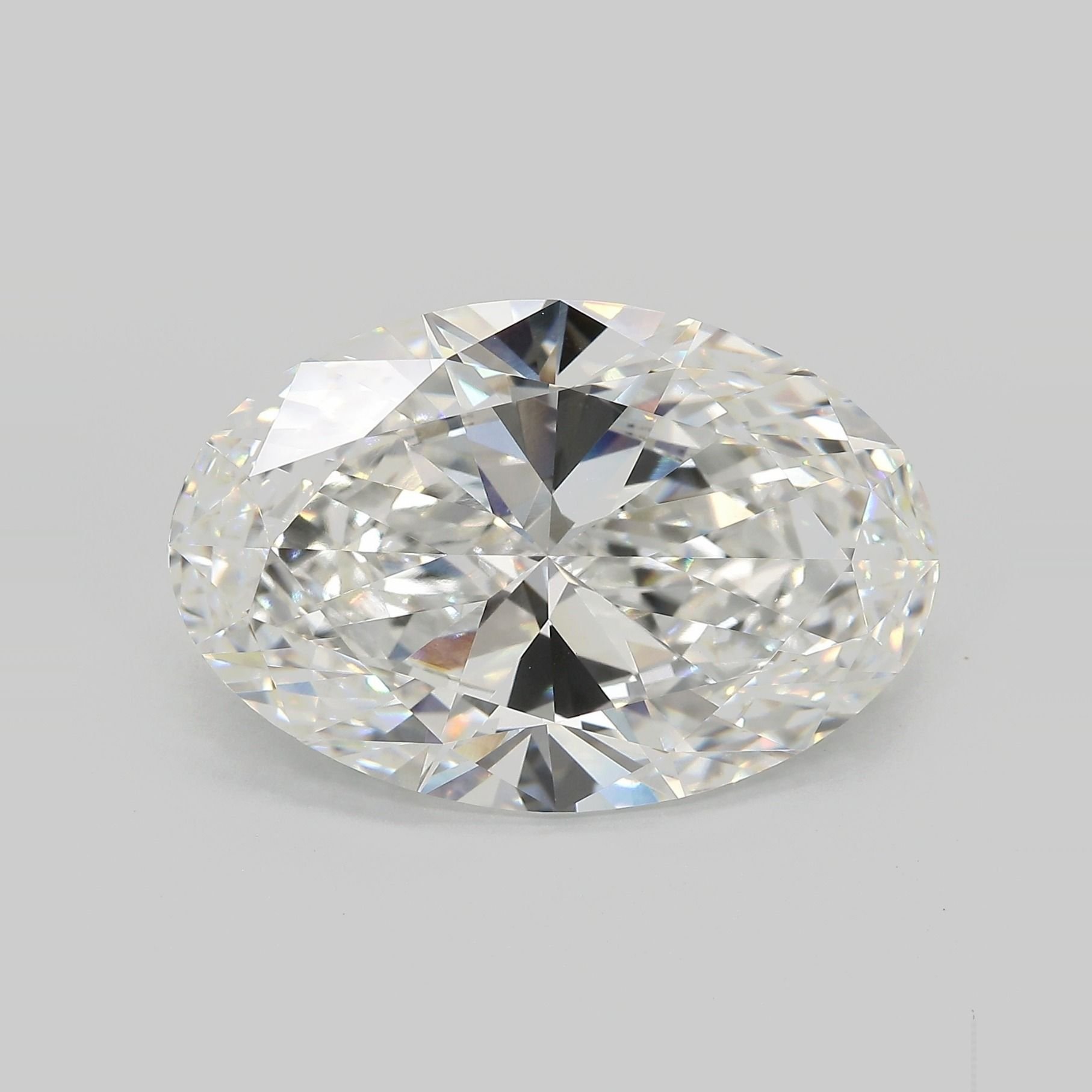 14.11ct F VVS2 Rare Carat Ideal Cut Oval Lab Grown Diamond