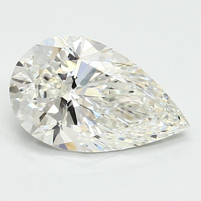 1.31ct G VVS2 Rare Carat Ideal Cut Pear Lab Grown Diamond