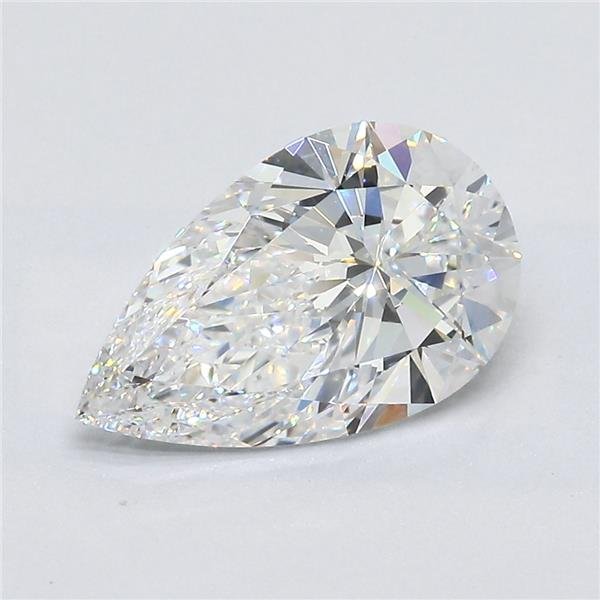 2.01ct D VS2 Rare Carat Ideal Cut Pear Diamond