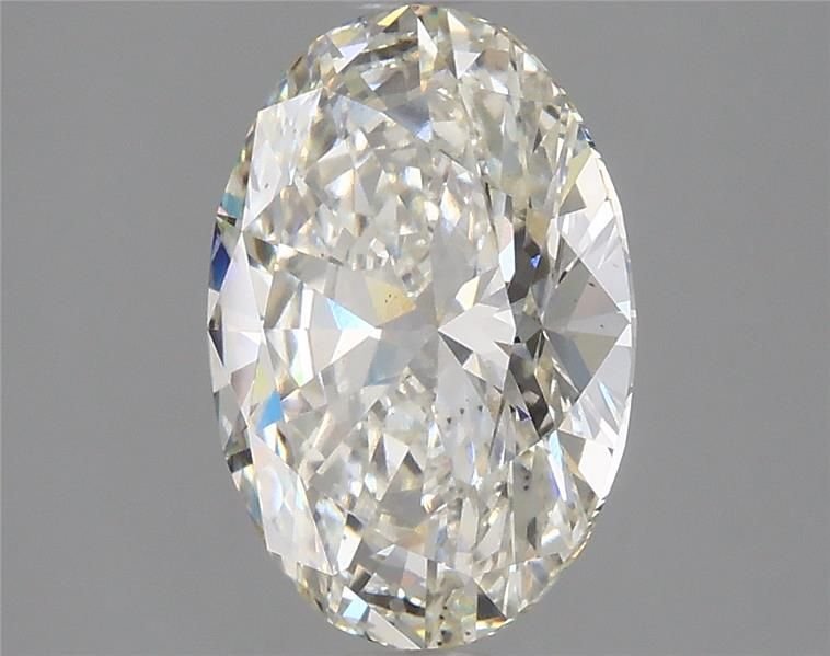 2.55ct H VS2 Rare Carat Ideal Cut Oval Lab Grown Diamond