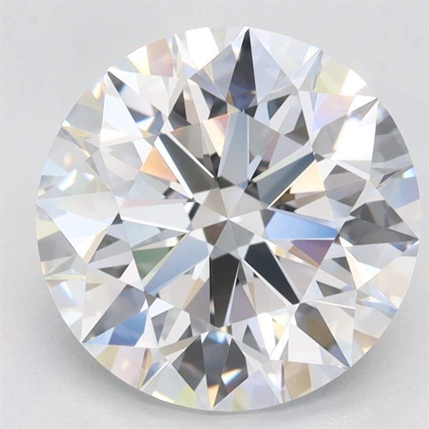 3.30ct E VVS1 Rare Carat Ideal Cut Round Lab Grown Diamond