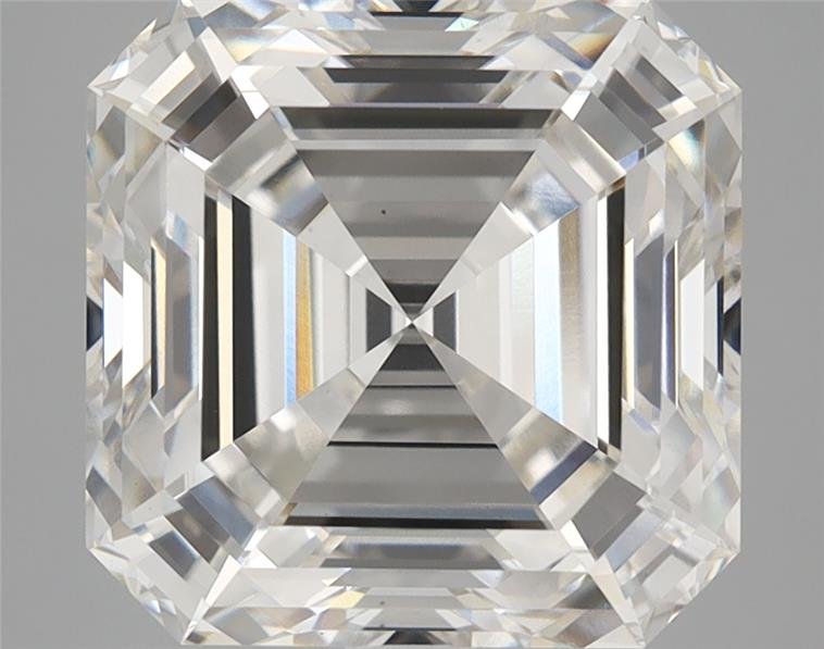 6.44ct H VS1 Rare Carat Ideal Cut Asscher Lab Grown Diamond