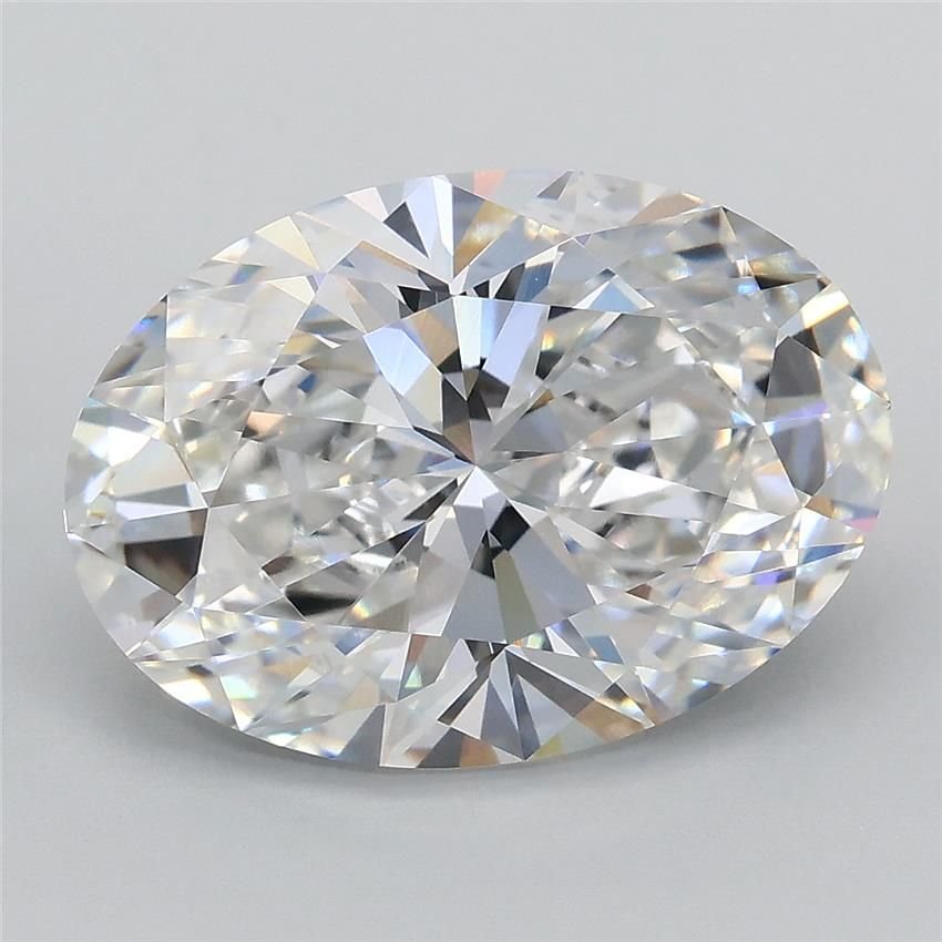 4.10ct E VS1 Rare Carat Ideal Cut Oval Lab Grown Diamond