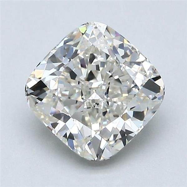 1.68ct K SI1 Rare Carat Ideal Cut Cushion Diamond