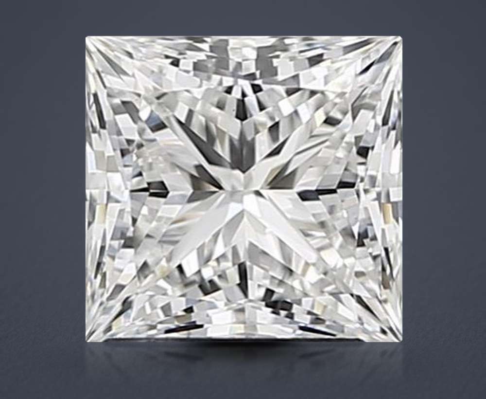 1.82 Carat Princess Lab Diamond
