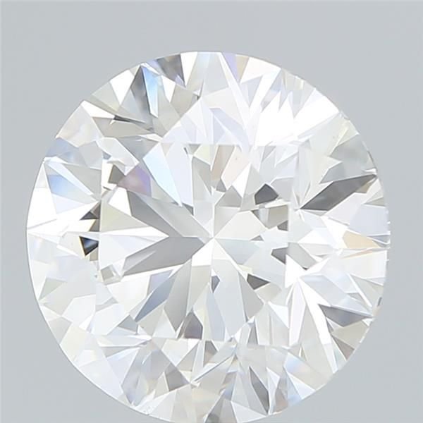 7.26ct F VS1 Rare Carat Ideal Cut Round Lab Grown Diamond