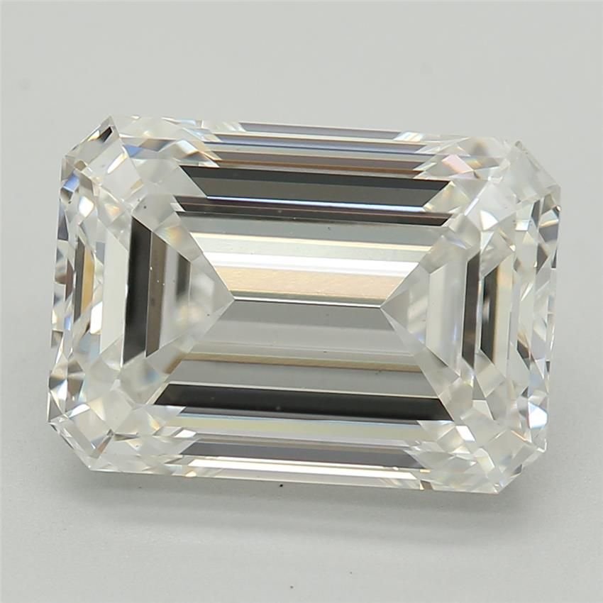 3.01ct F VS1 Very Good Cut Emerald Lab Grown Diamond