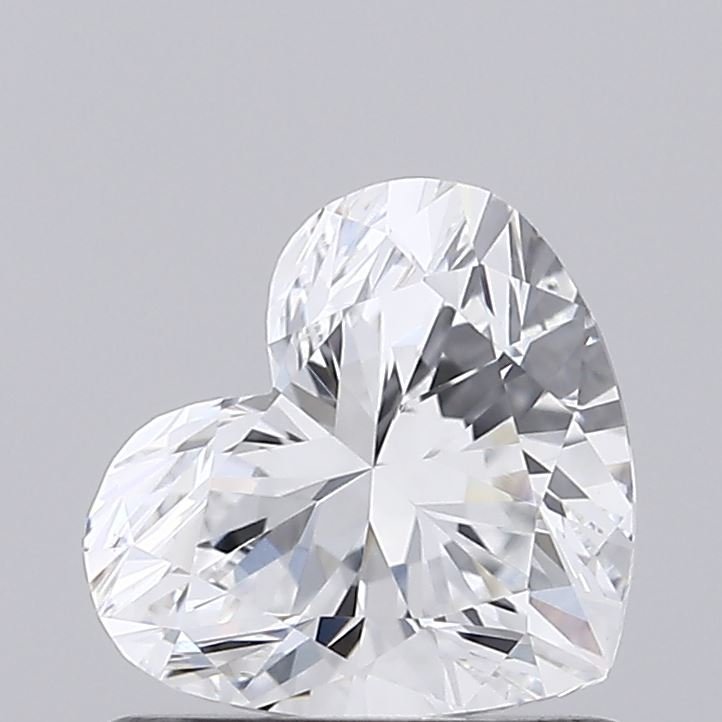 0.86ct D VS1 Rare Carat Ideal Cut Heart Lab Grown Diamond